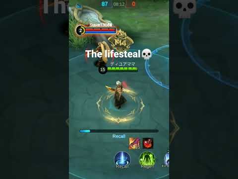 The Lifesteal #mlbb Best Lifesteal build for alucard