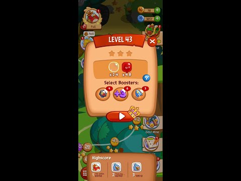 Angry Birds Blast Level 43