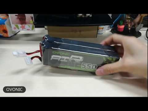 Quickly look at OVONIC 5500mAh 3S1P 50C Lipo battery with T Plug