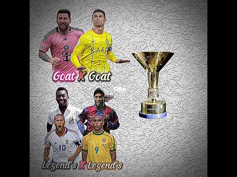GOAT X GOAT VS LEGEND'S X LEGEND'S #football #short #trophy