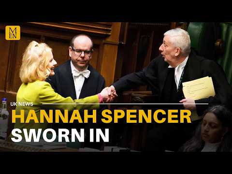 'A good northerner!' | Green Party MP Hannah Spencer sworn in to Parliament after by-election win