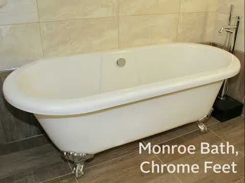 Monroe White Freestanding Bath - 1750 x 795mm AQWHFS0016CCT