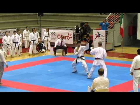 JKA Chile 2014 Torneo Columbus - Oscar Arancibia (CHI) vs Mattia Bacchilega (ITA)