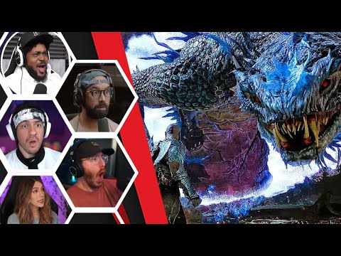 Lets Player's Reaction To The Nidhogg Boss Battle - God Of War: Ragnarök
