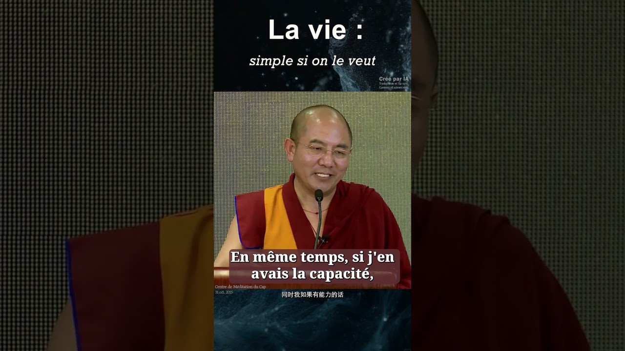 Et Si un Moine Bouddhiste Vivait Dans une Abbaye Catholique ? （Khenpo Sodargye）