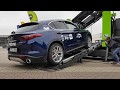 2017 Alfa Romeo Stelvio Off Road capabilities test 2017 Alfa Romeo Stelvio Off Road capabilities test