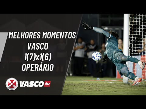 Gols e lances de Vasco da Gama x Operário