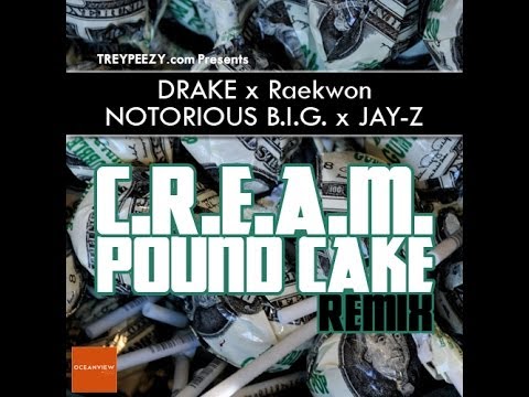 Raekwon ft. Notorious B.I.G. & Jay-Z - C.R.E.A.M. Pound Cake (REMIX) (Clean)