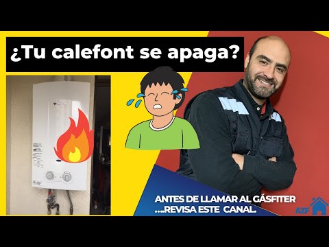 ¿Porqué mi calefont se apaga a los pocos minutos de estar encendido?.