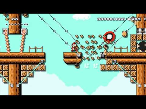 Exploding Bridge by Psy - Super Mario Maker - No Commentary 1AB