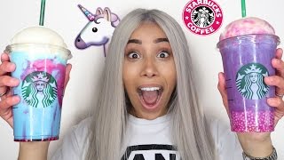 DIY STARBUCKS UNICORN FRAPPUCCINO TASTE TEST!! 🦄 LIMITED EDITION