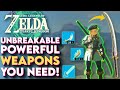 Unbreakable & Powerful WEAPONS Zelda Tears Of The Kingdom! (Zelda TOTK Tips and Tricks)