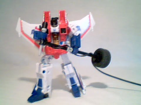 Stop Motion Review 031 - Universe Starscream with Custom Paint Job