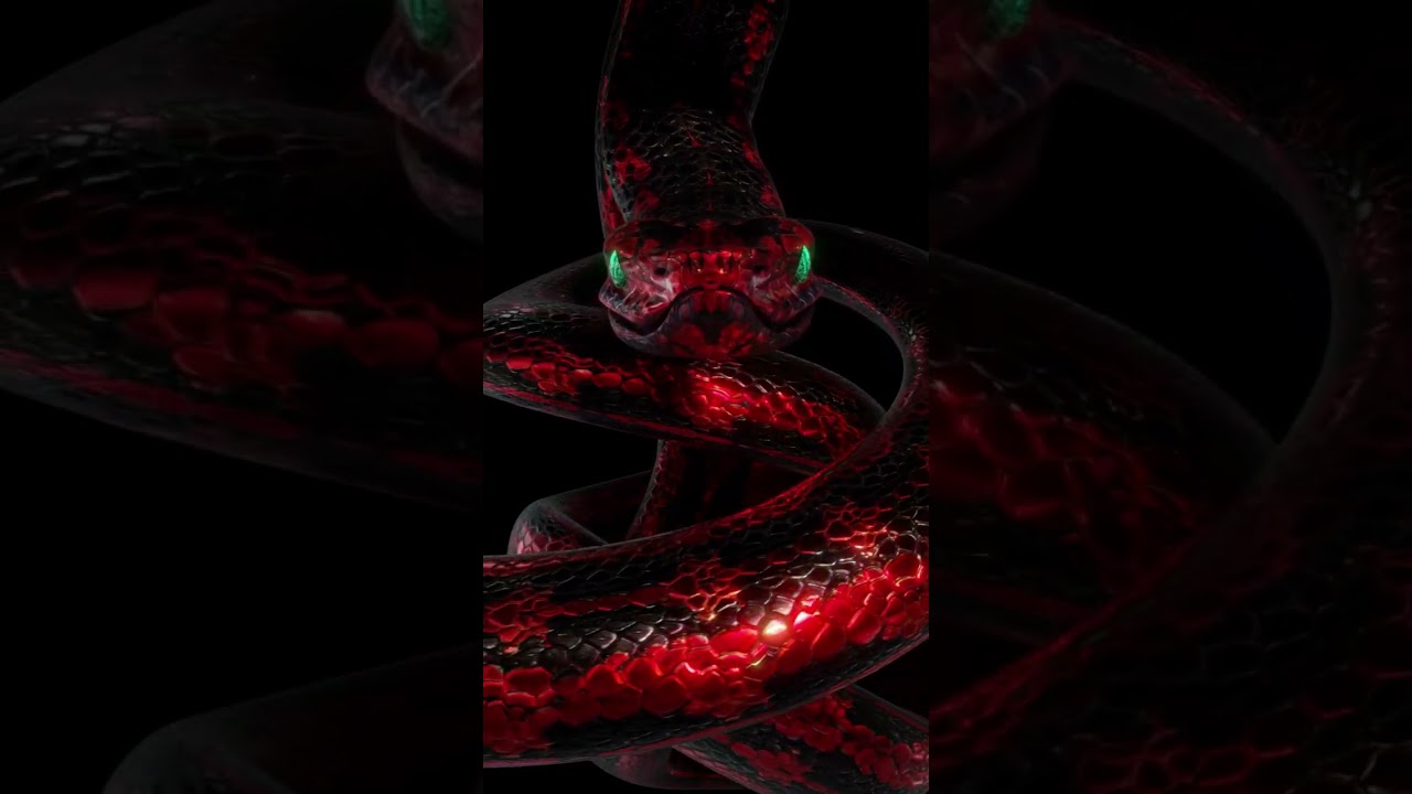 Red Snake Animal Full HD Live WallPaper 720x1280