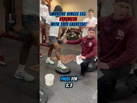 Improve YOUR Single Leg Strength With This Exercise! 🦵🔥