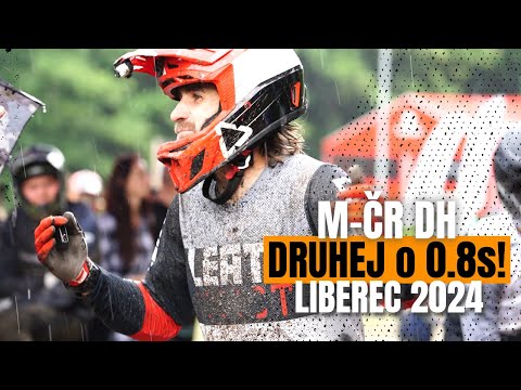 Druhej na M-ČR DH o 0,8s?! | M-ČR DH Liberec 2024 - Full Race Run POV