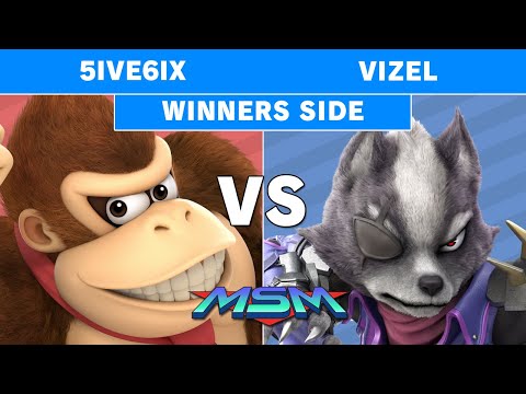 MSM 194 5ive6ix (Donkey Kong) vs Vizel (Wolf, Pichu) Winners Pools - Smash Ultimate