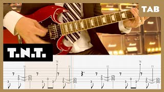 T.N.T. AC/DC Cover | Guitar Tab | Lesson | Tutorial