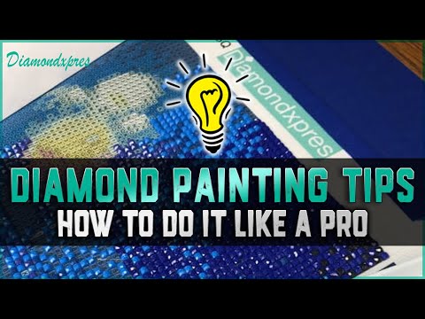 5 Advanced Diamond Painting Tips | Learn How To Diamond Paint Like A Pro | Diamond Painting Tips