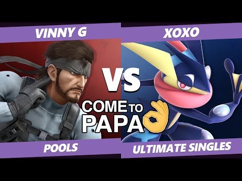Smash Ultimate Tournament - xoxo (Greninja) Vs. Vinny G (Snake) CtP3 SSBU Pools