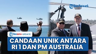 Momen Hangat dan Penuh Canda, Prabowo Saling Sapa PM Australia dengan Albo dan "My Friend"