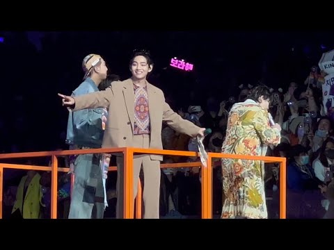 211202 BTS Telepathy Fancam D4 Permission to Dance On Stage PTD 방탄소년단 LA Concert Live Performance