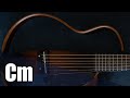 Acoustic Guitar & Piano Backing Track In C Minor