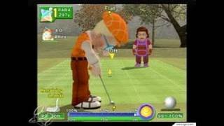Swingerz Golf GameCube Gameplay - Awesome character,