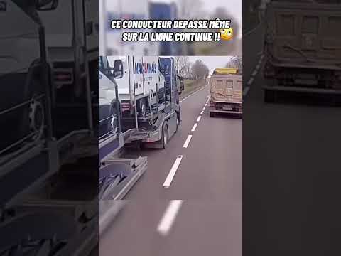 Il dépasse sans visibilité !! 🙄 #dashcam #automobile #france #route #shorts #voiture