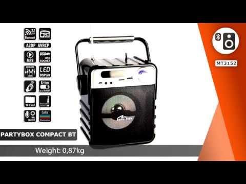 Compact Bluetooth Speaker | Media-tech - PARTYBOX COMPACT BT MT3152 | EN