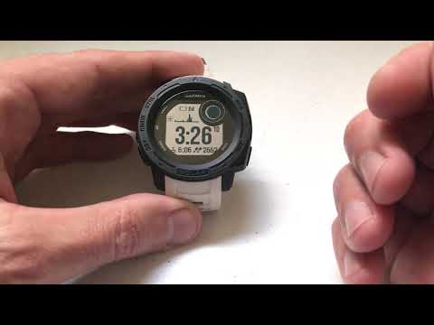 Garmin Instinct Solar - Using MOB (Man Over Board)