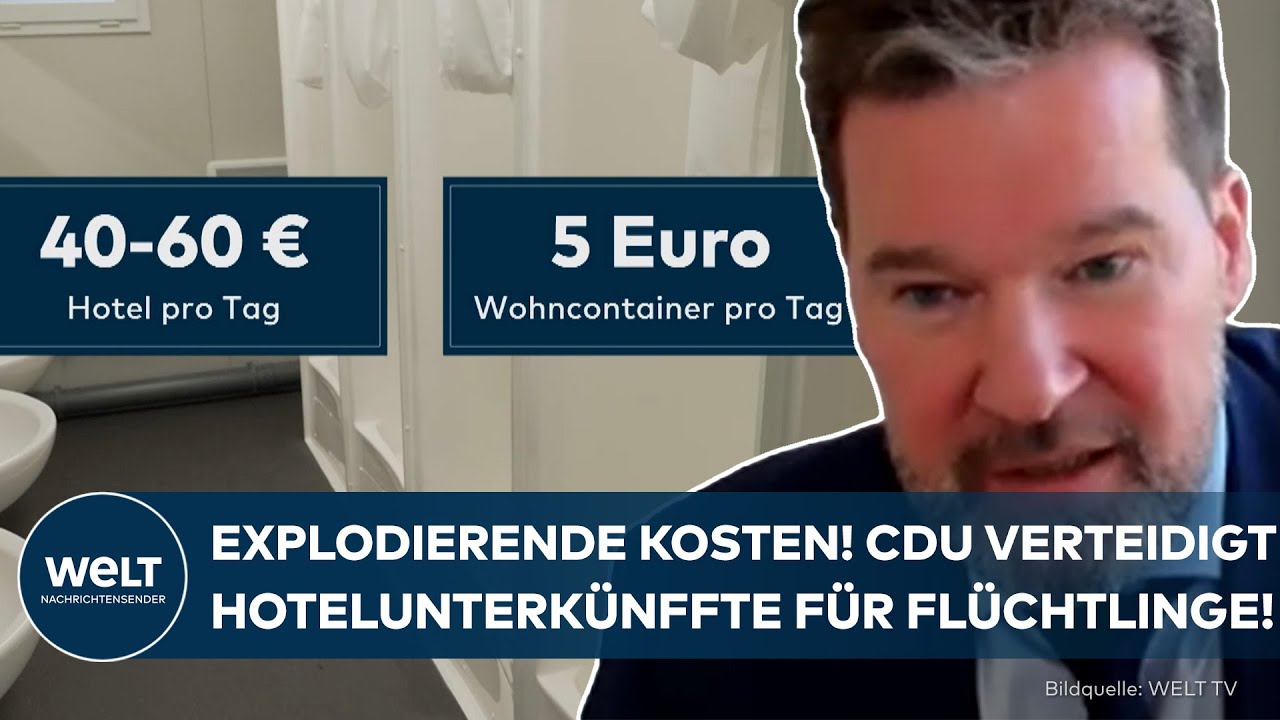 BERLIN: Trotz explodierender Kosten! – CDU verteidigt Hotelunterkünfte für Flüchtlinge!