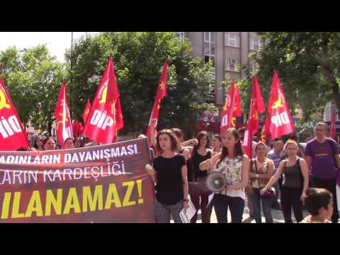 Emekçi kadınların dayanışmasını yargılayamazsınız! DİP''in yükselttiği sesi kısamazsınız!