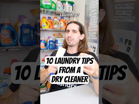 10 Laundry Tips From A Dry Cleaner #diy #laundry #clean