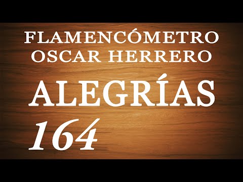 Metrónomo Flamenco - Alegrías 164 - Flamencómetro Oscar Herrero