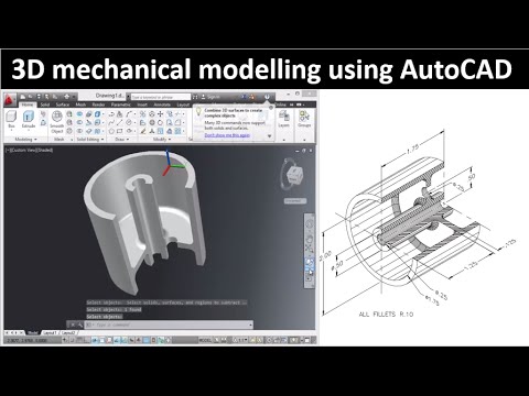 3D Modelling using AutoCAD Model 1