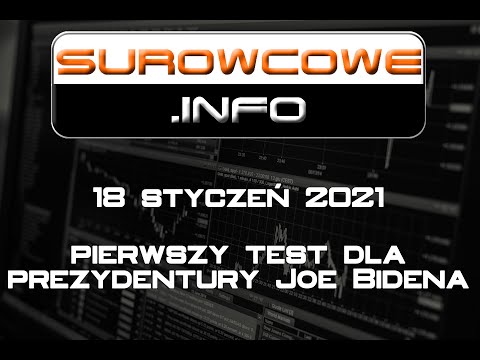 Surowcowe.info 18/01/2021 – pierwszy test dla prezydentury Joe Bidena