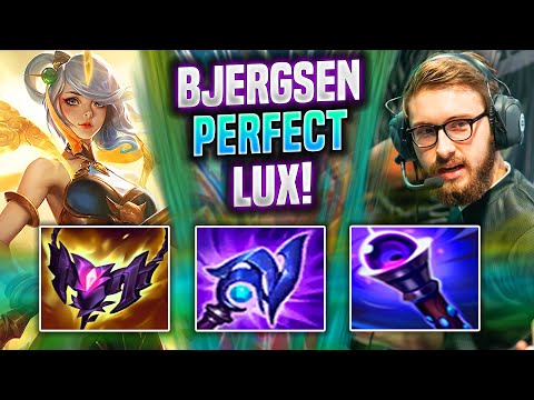 BJERGSEN PERFECT GAME LUX! - TL Bjergsen Plays Lux Mid vs Yasuo! | Season 2022
