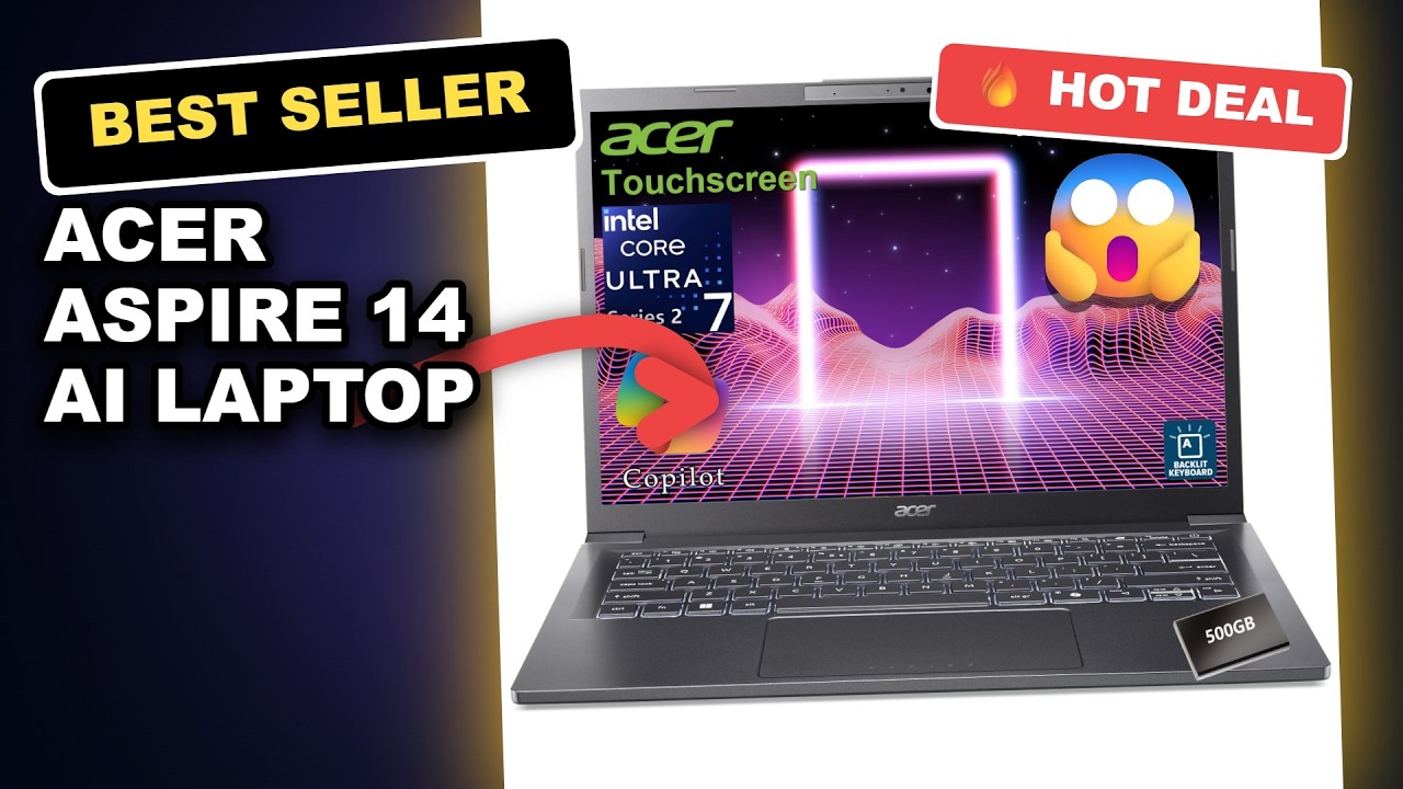 Acer Aspire 14 AI Laptop Review: Is This Intel Core Ultra 7 Worth It? review video