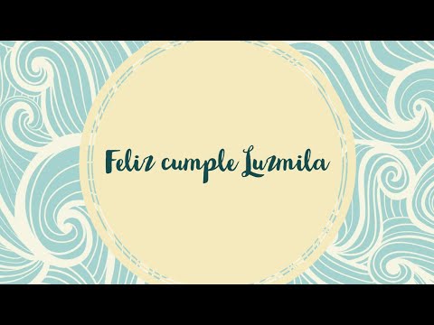 Feliz Cumpleaños Luzmila!!!