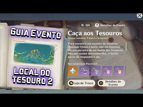Guia Caça aos Tesouro : Local do Tesouro 2 - Genshin Impact