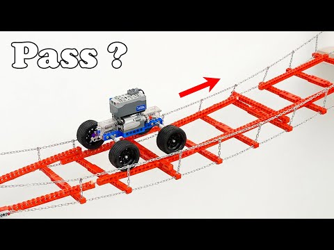 LEGO Level Test: Car vs Suspended Bridge Challenge | Smart Lego