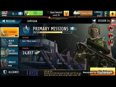 Kill Shot Bravo Region 14 Primary Mission 35 Completed