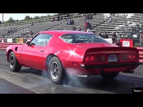Rare Super Duty 455 Trans Am - 1974 Trans Am SD455 - 1/4 mile Drag Race Video - Road Test TV ®