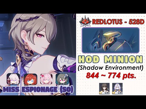 Honkai Impact 3rd: Ex-Abyss RedLotus (528D) V8.6 | Miss Espionage (S0) w/ friends.