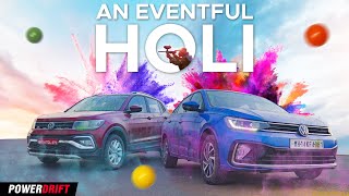 An Eventful Holi ft. Volkswagen Taigun & Virtus | Special Feature | PowerDrift