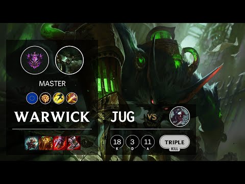 Warwick Jungle vs Kayn - EUW Master Patch 11.21