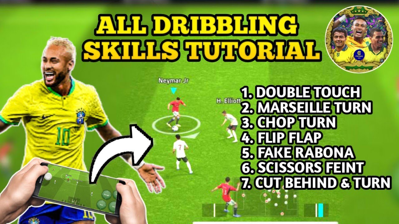 All Dribbling Skills Tutorial In eFootball 2024 Mobile