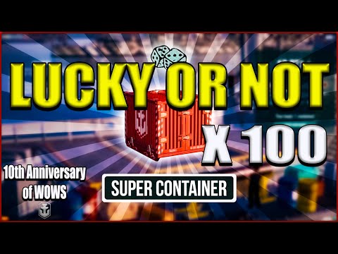 100 Super Containers – The Truth About WOWS Rewards!