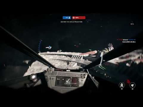 Star Wars battlefront 2 beta cockpit view x-wing